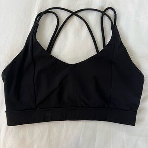 Born primitive exhale black sports bra
